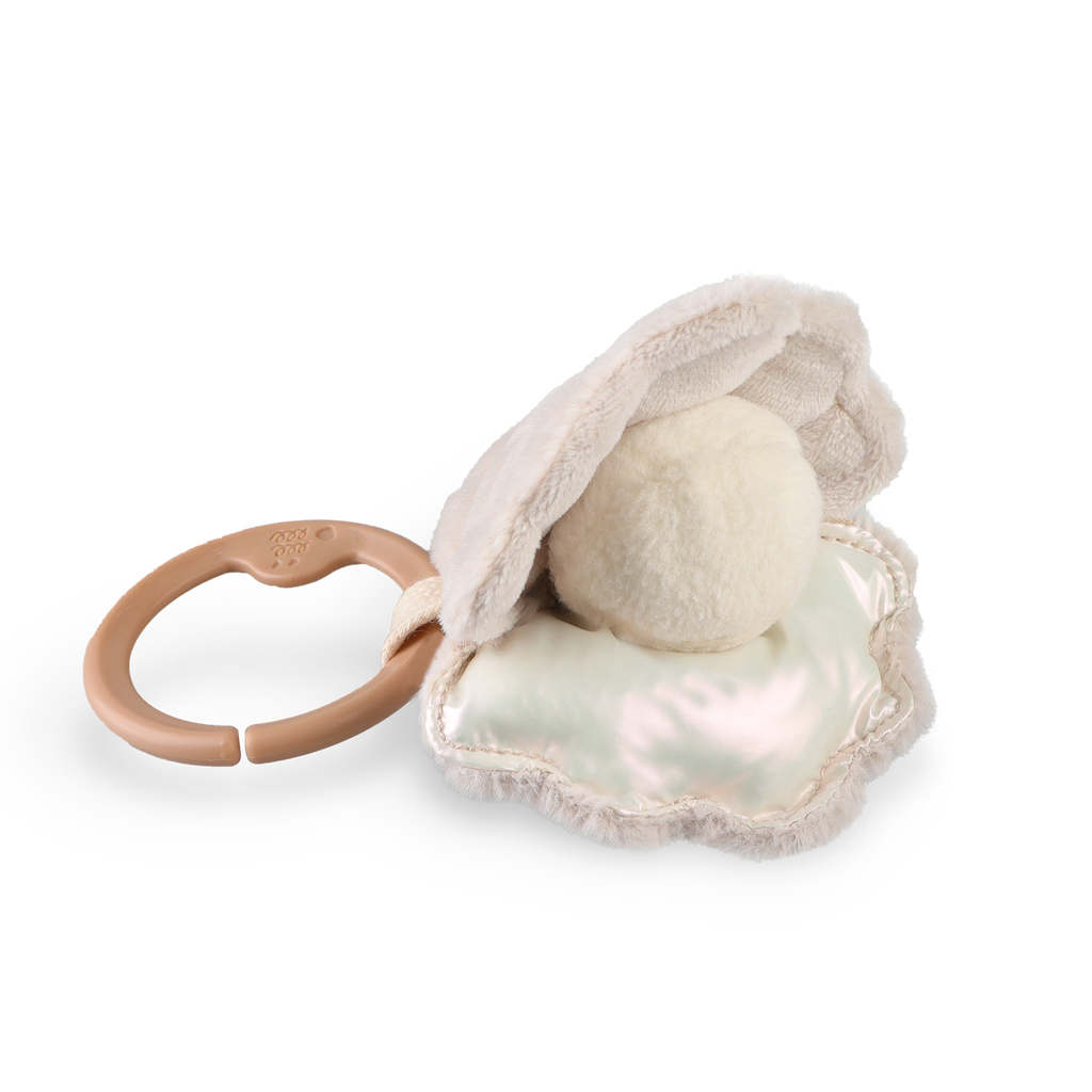 Handheld Rattle for Baby - Oyster