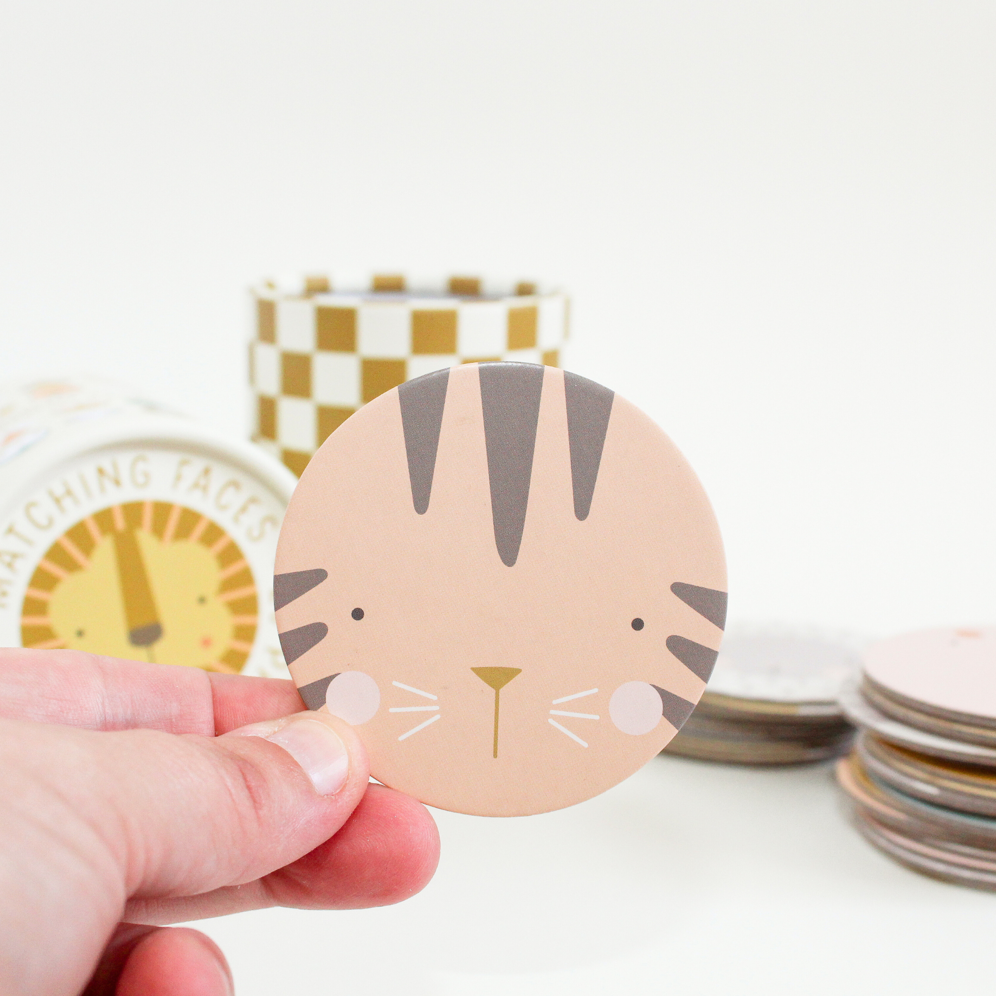 Animal Faces Memory Match | Preschool Matching Game