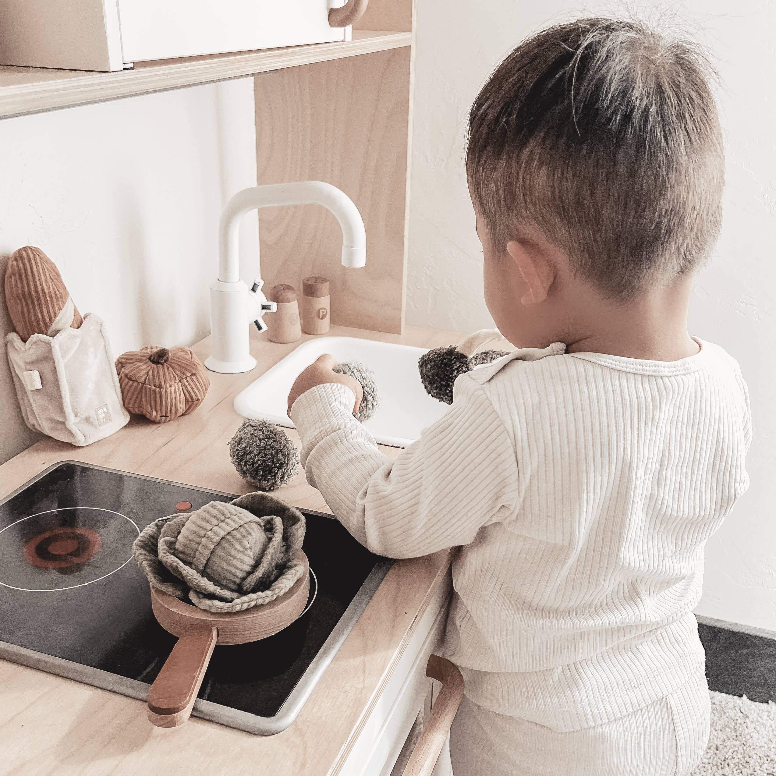 Handheld Rattle for Baby - Cabbage