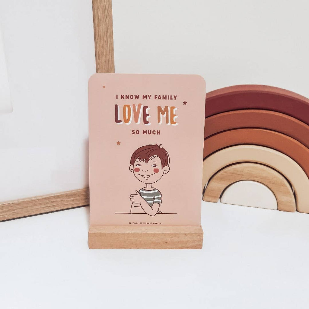 Wooden Card Holder