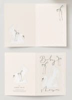Swan Baby Shower Card
