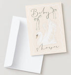 Swan Baby Shower Card