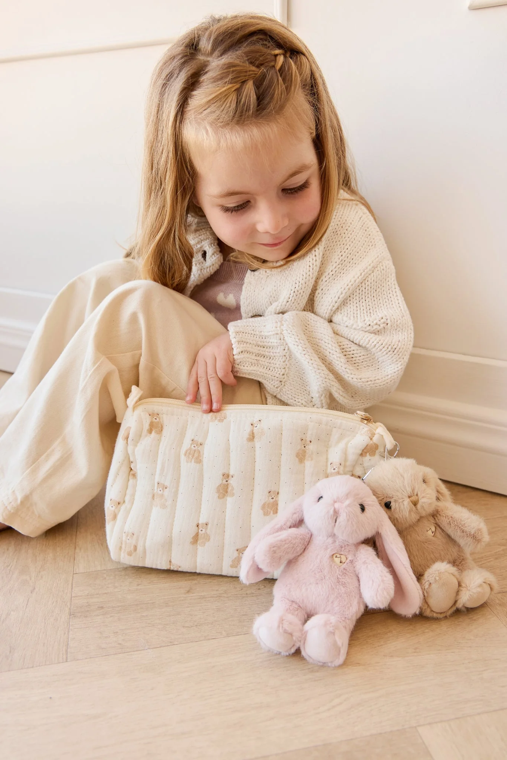Snuggle Bunnies Keyring