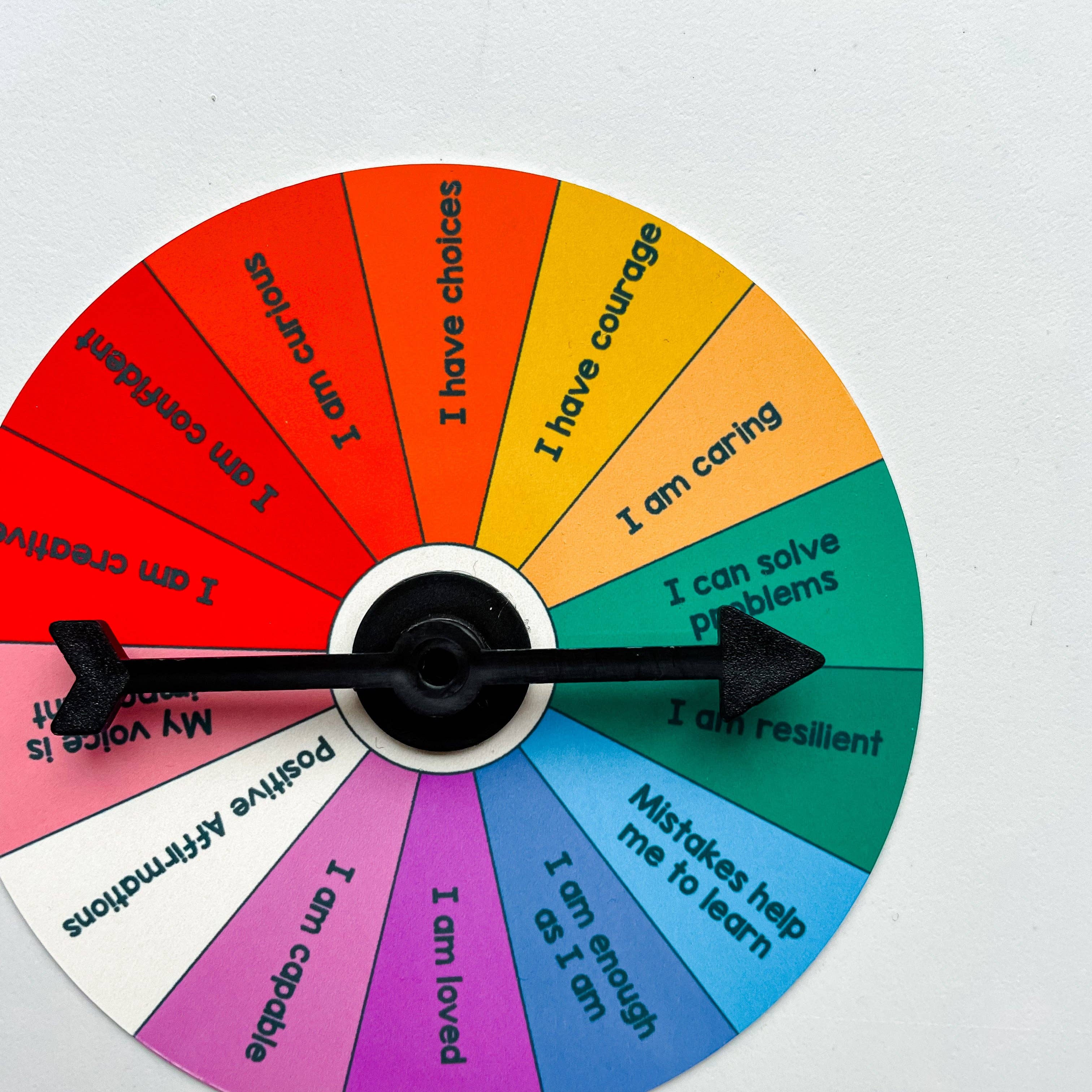 Positive Affirmations Wheel