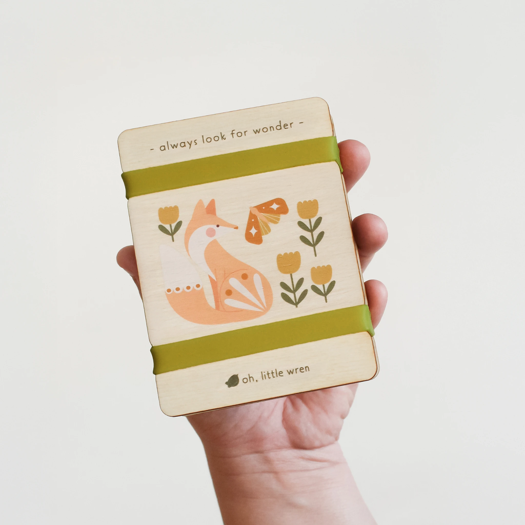 Mini Wooden Flower Press - Fox Design