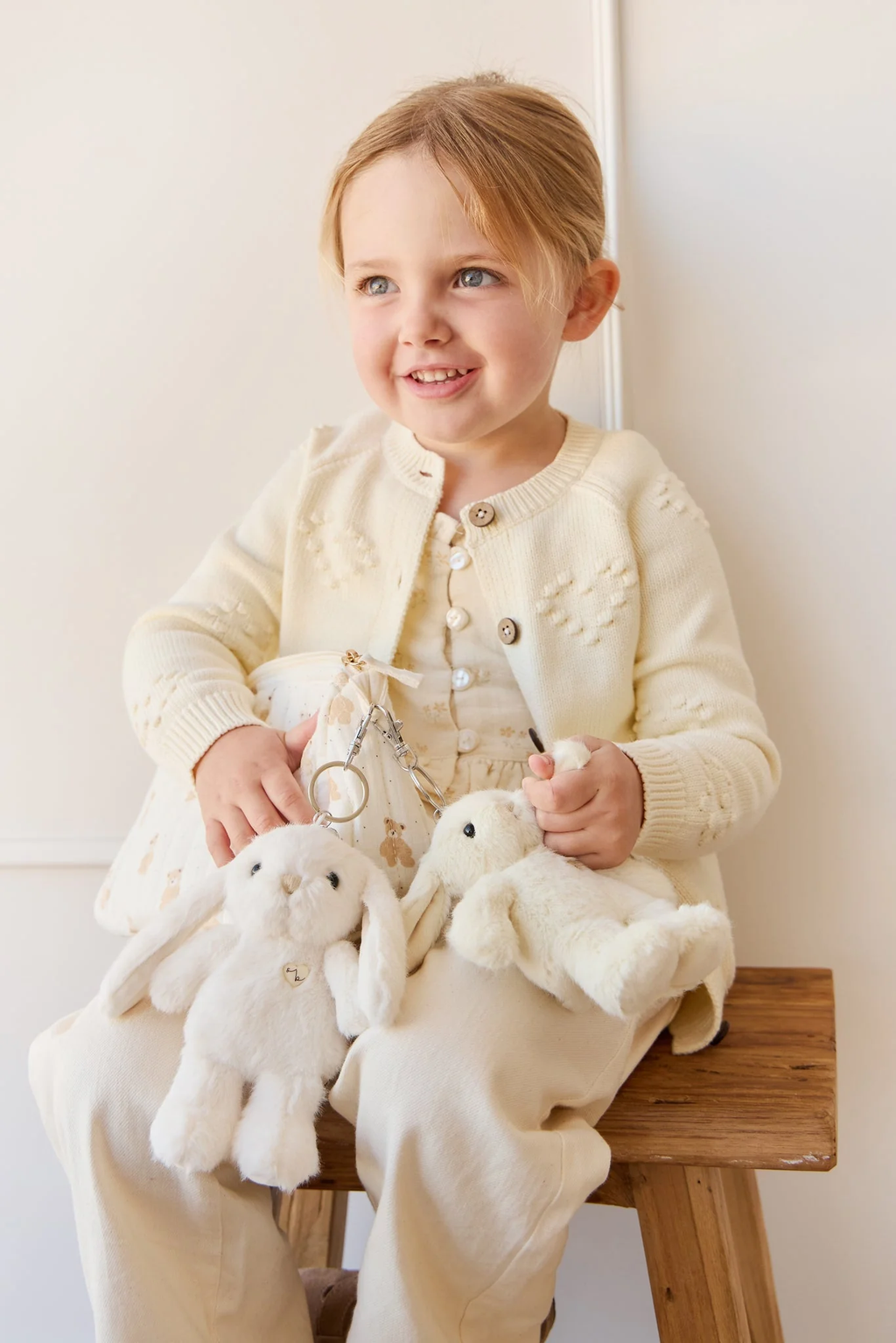 Snuggle Bunnies Keyring