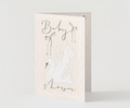 Swan Baby Shower Card