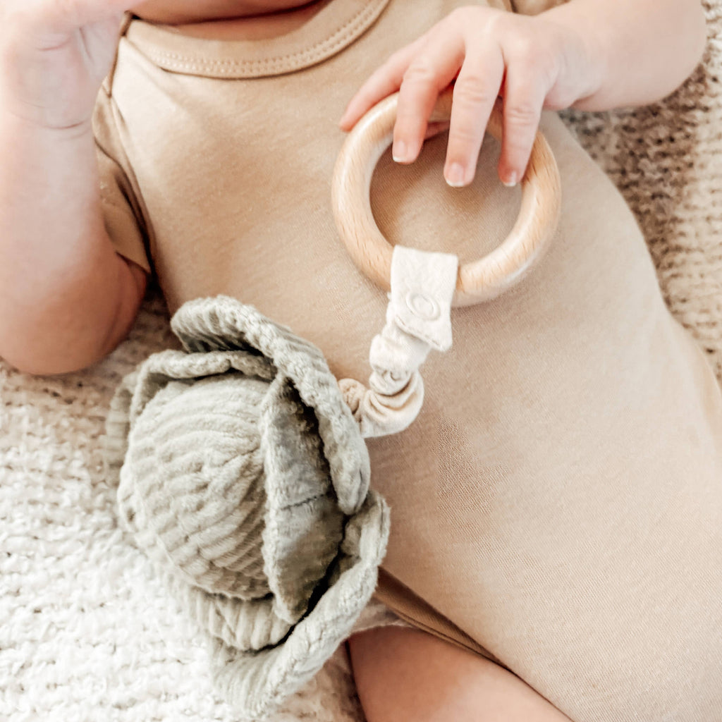 Handheld Rattle for Baby - Cabbage