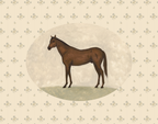 Vintage Horse Print
