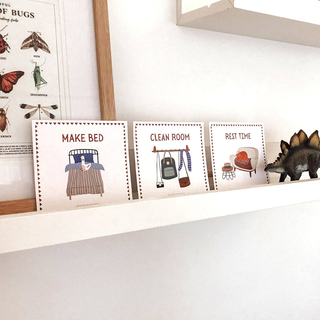 72 Daily Routine Cards - Large