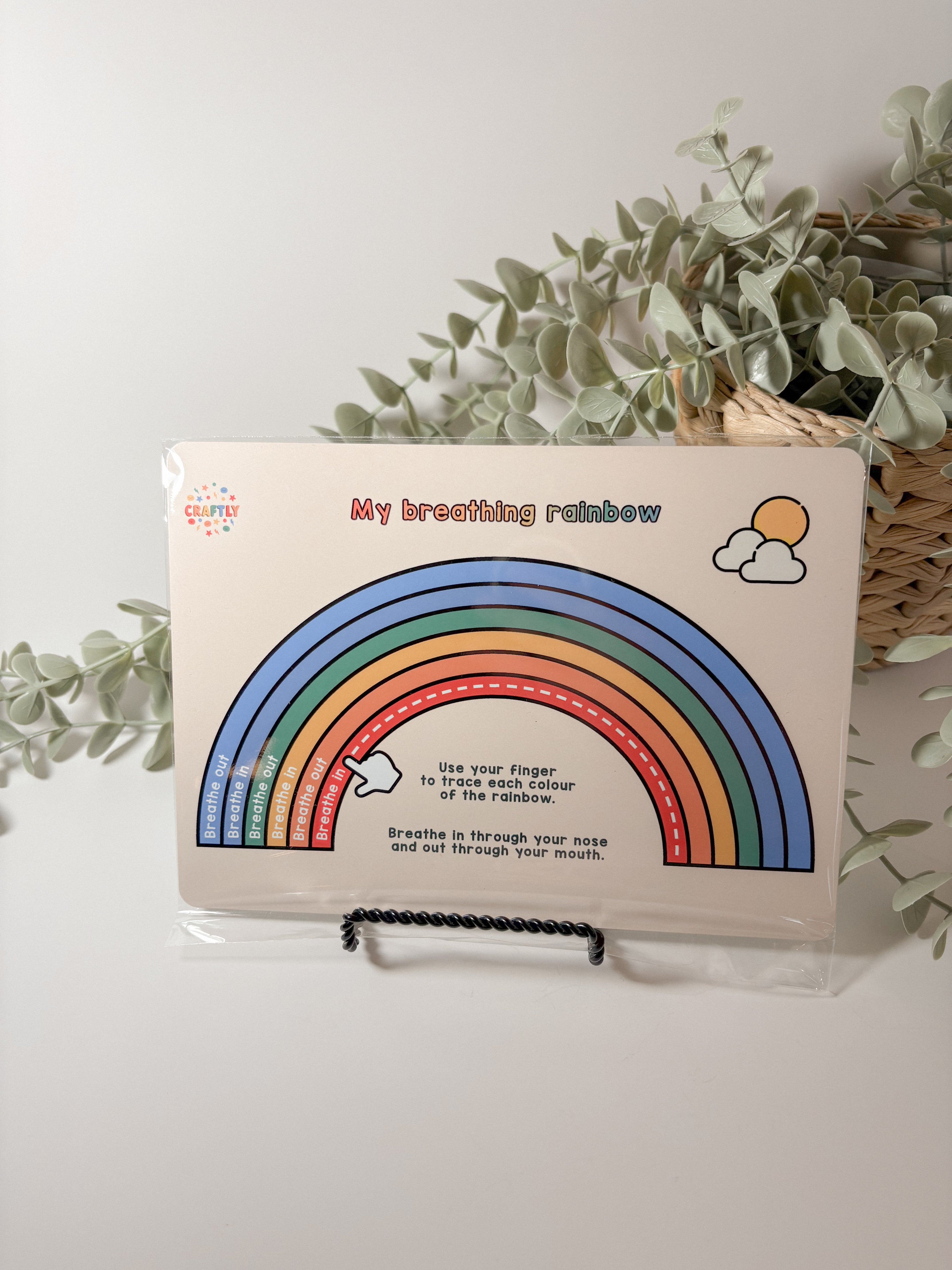 Deep Breathing Rainbow Visual