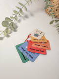 Grounding Anxiety Keyring 5 Senses