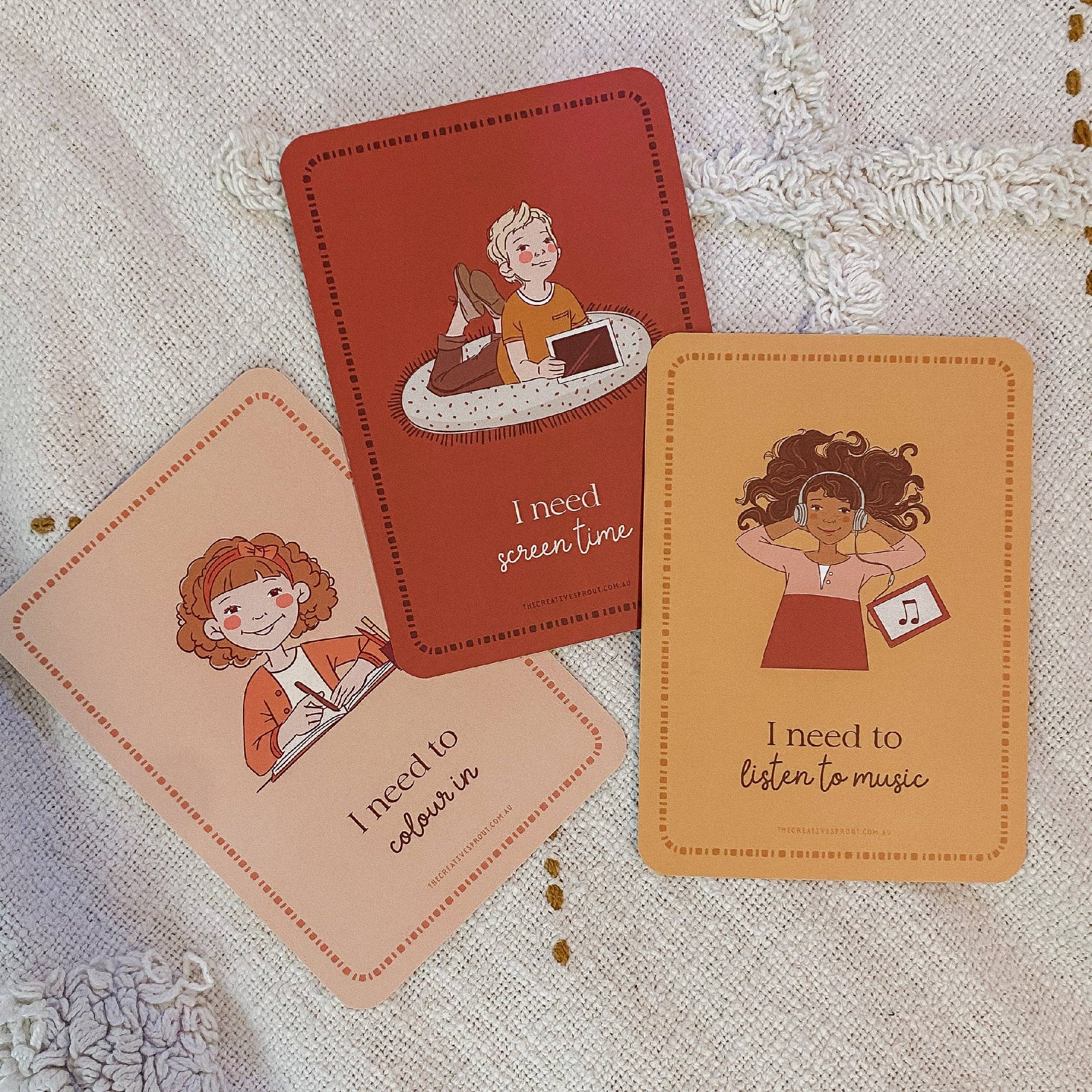 Communication Cards for Kids - Express Needs Easily