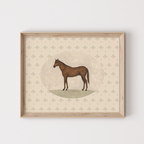 Vintage Horse Print