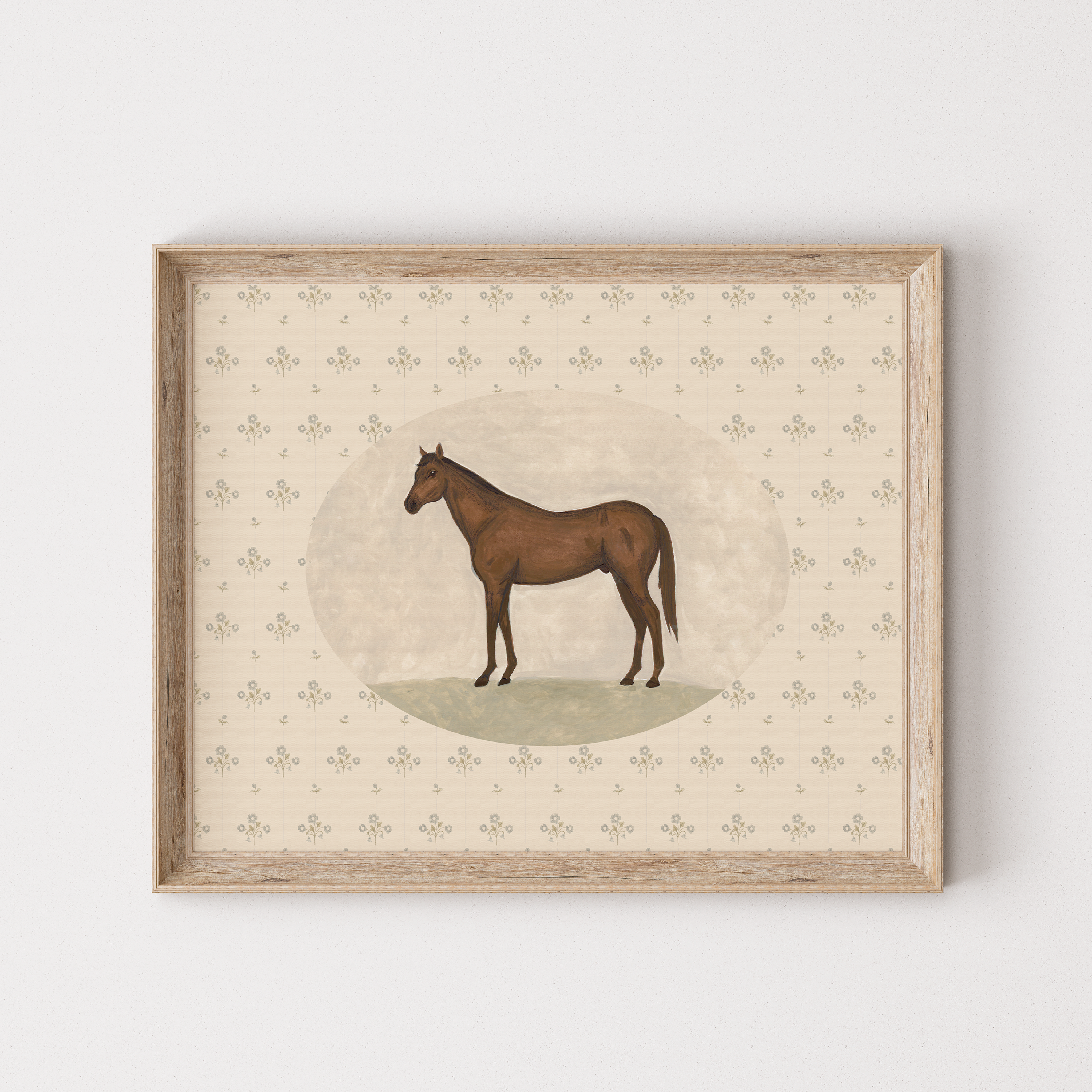 Vintage Horse Print