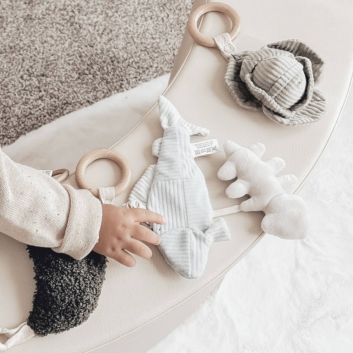 Handheld Rattle for Baby - Cabbage