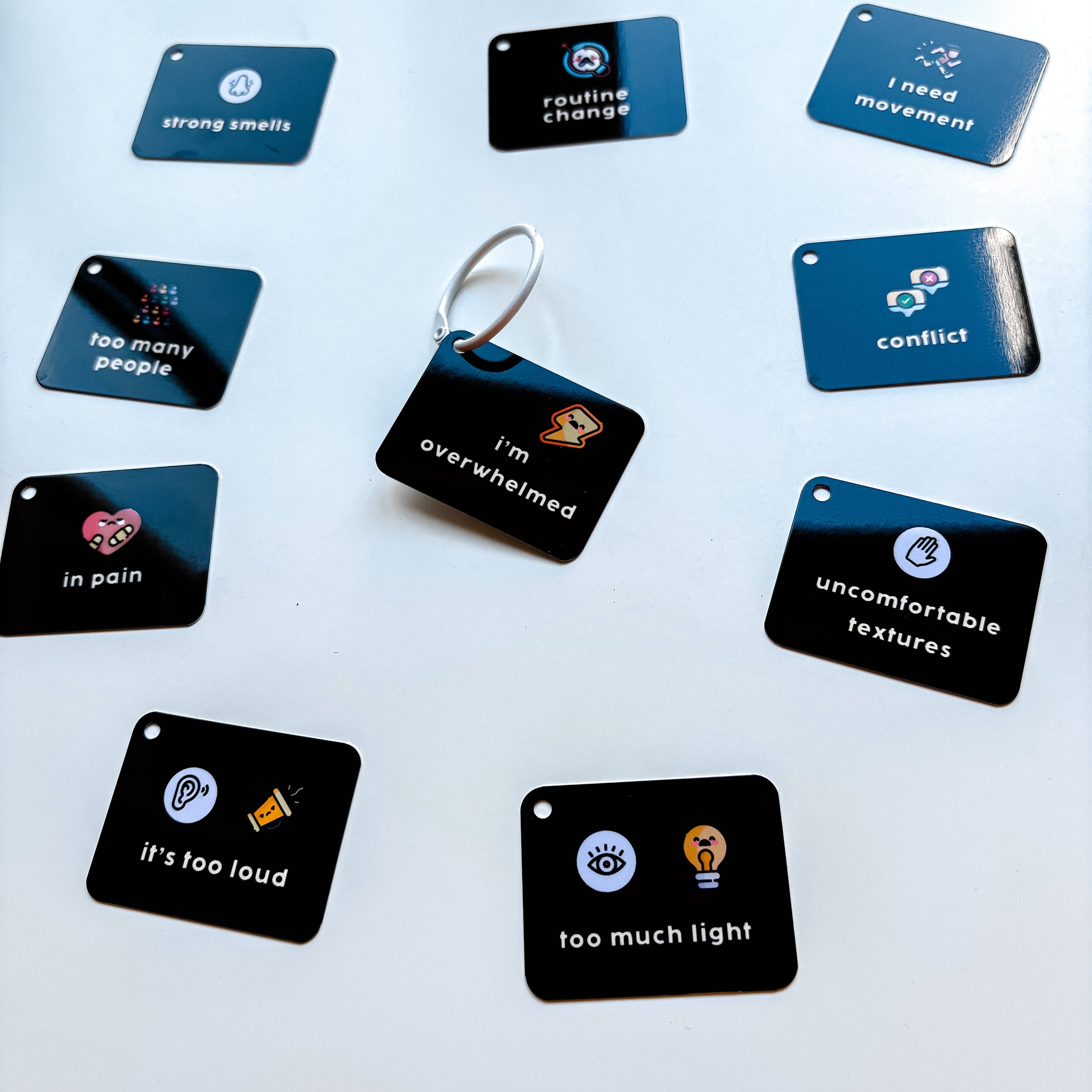 Sensory Triggers Keyring