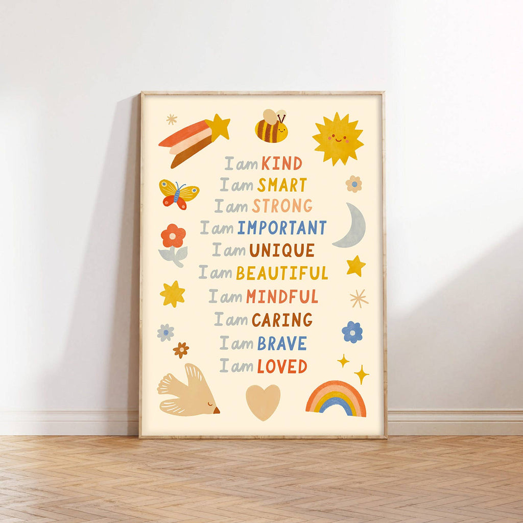 Illustrated Affirmation Print