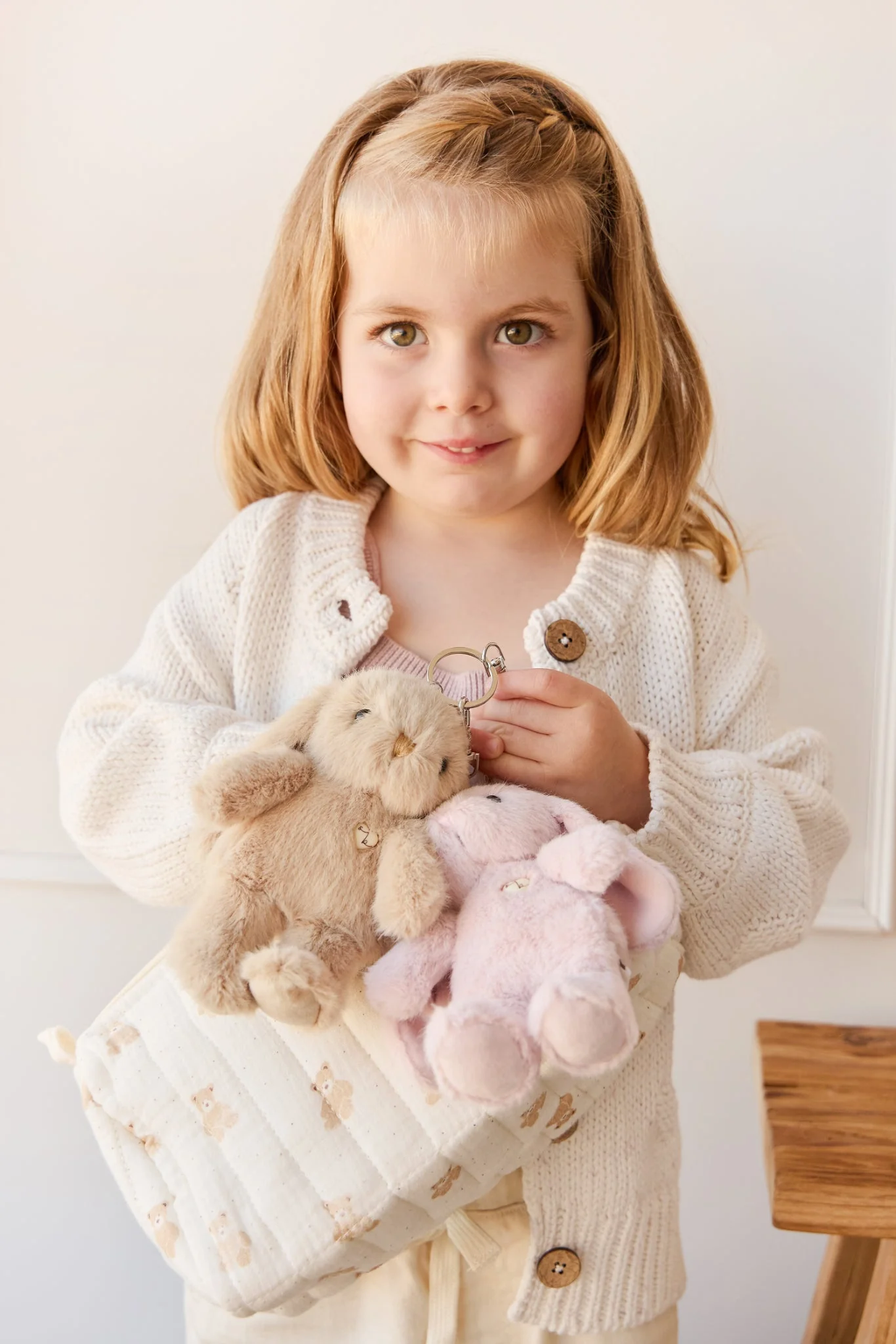 Snuggle Bunnies Keyring