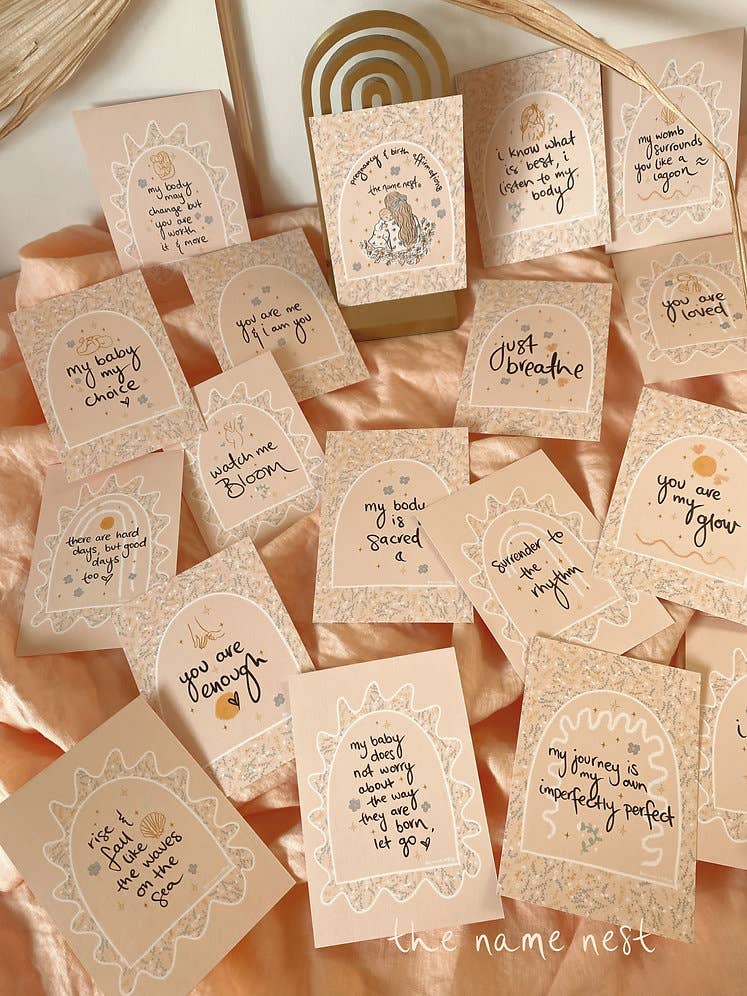 Pregnancy & Birth Affirmation Cards